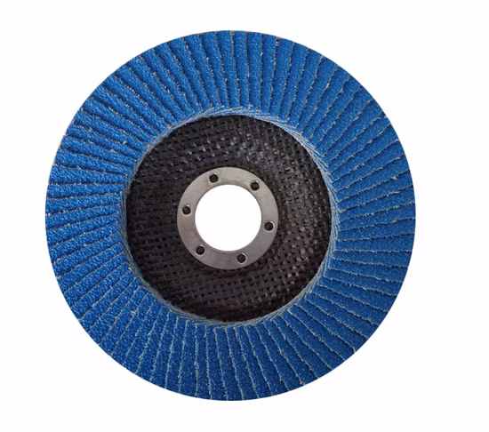 Utensili abrasivi Disco lamellare in allumina fusa e zirconio, grana 60 80 120, per lucidatura di acciaio inossidabile e metalli
