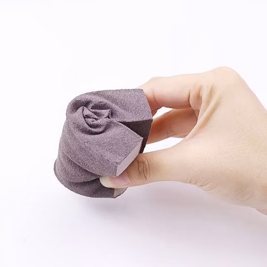 Blocco abrasivo in spugna abrasiva Blocco abrasivo in schiuma di smeriglio Silicone Grana 240 Carburo pomice Blocco abrasivo in spugna a mano